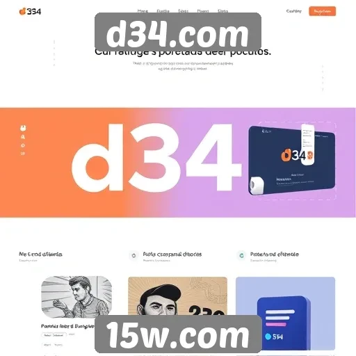 Análise das principais funcionalidades do site d34.com